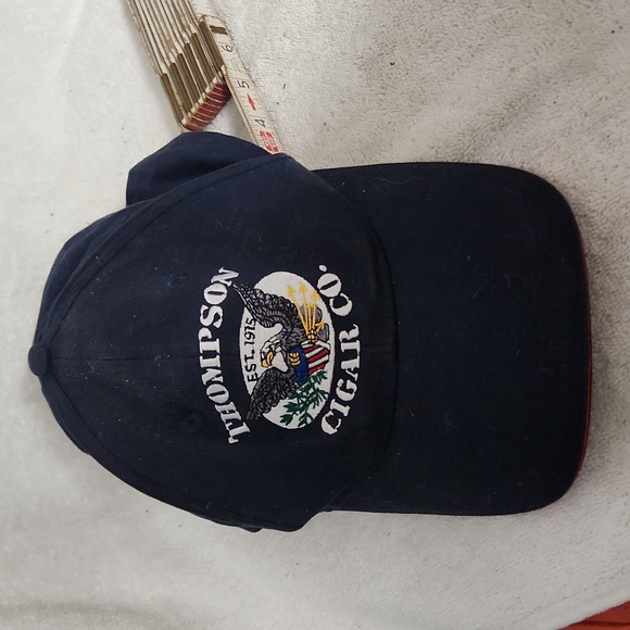 Thompson Cigar Co Hat Cap Hook & Loop Closure EUC - Picture 1 of 6